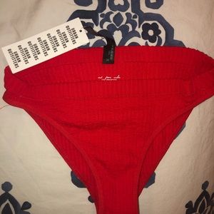 NWT urban outfitters red bikini bottom